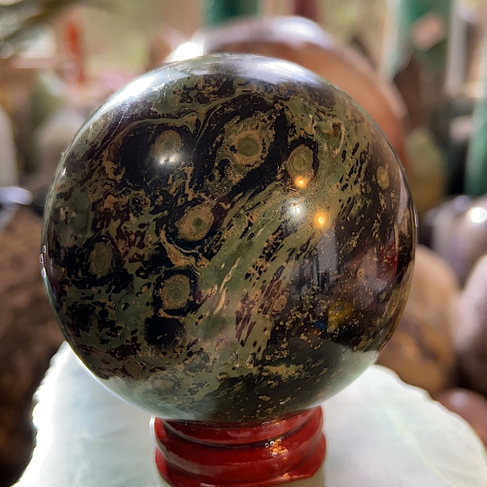 🔥SALE🔥 Kambaba Jasper Crystal Sphere! - Picture 5 of 7
